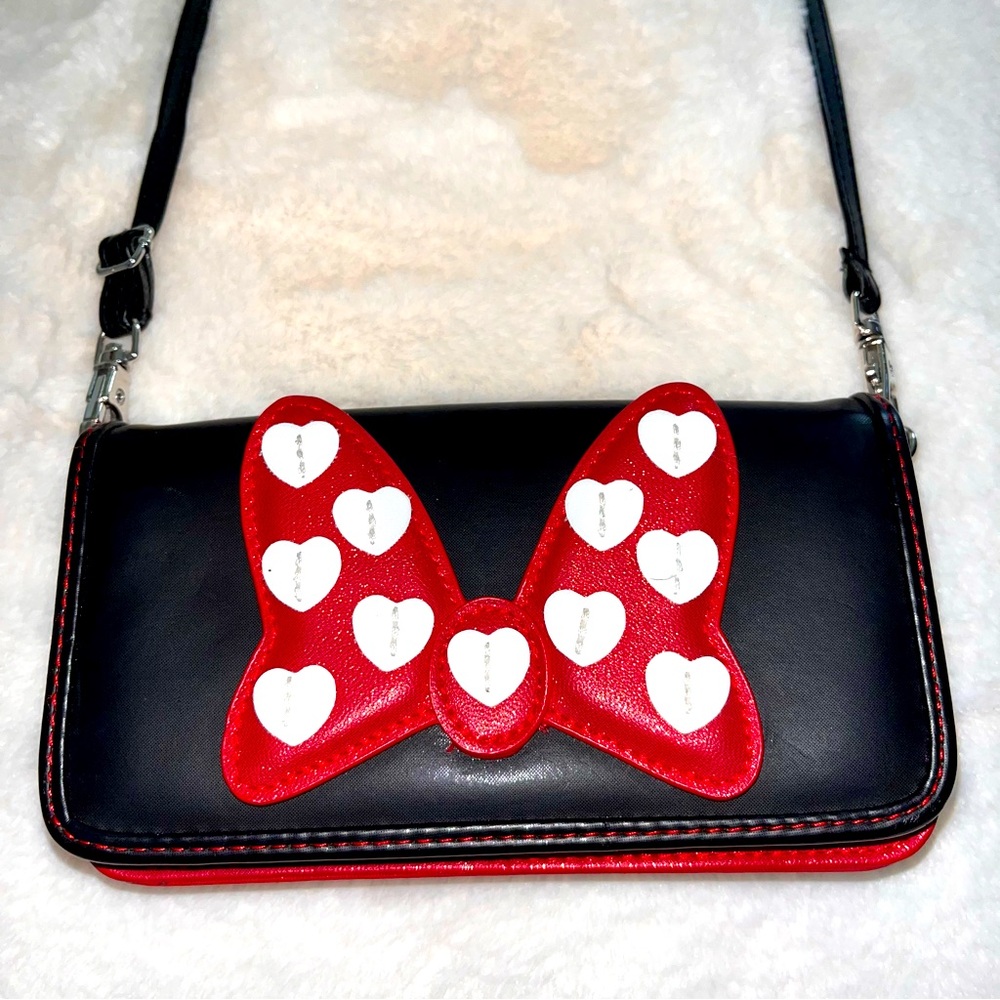 disney minnie mouse crossbody wallet